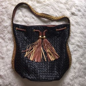 Melie Bianco Vegan Leather Bucket Bag
